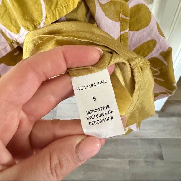 THML Green floral mini dress Small - Picture 4 of 5